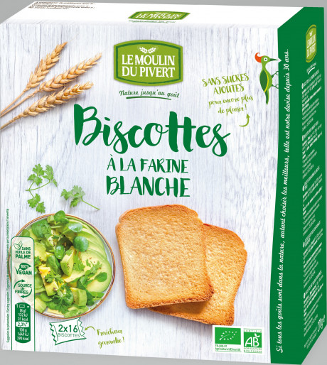 Biscottes à la farine Blanche 