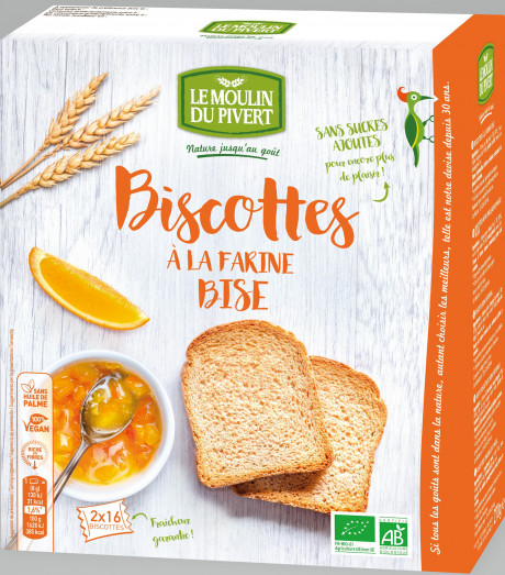 Biscottes à la farine Bise