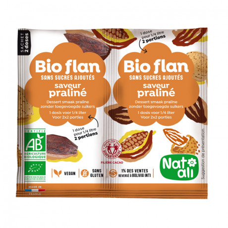 Bioflan saveur praliné                                                                                              
