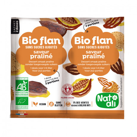 Bioflan saveur praliné                                                                                              