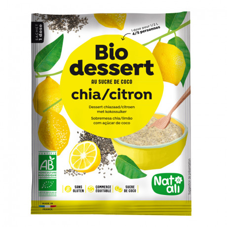 Crème chia-citron