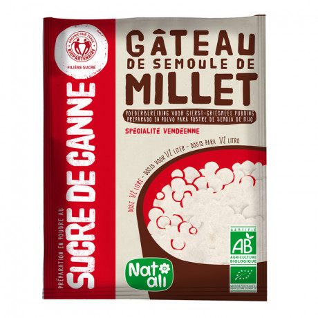 Gâteau de semoule de millet  