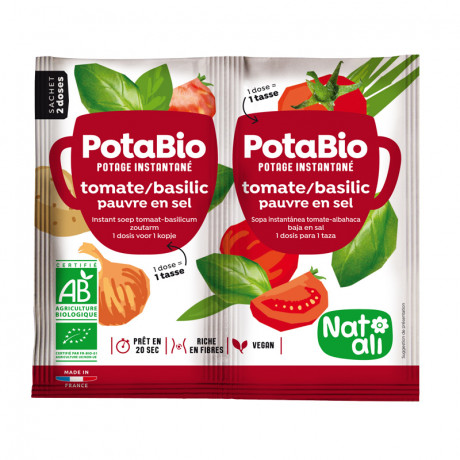 Potabio tomate - basilic (pauvre en sel)     