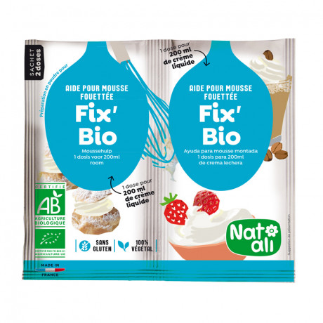 Fix'Bio® : aide pour mousse fouettée