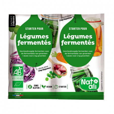 Starter pour légumes lacto-fermentés
NOUVEAU