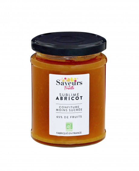 Confiture Allégée en Sucre Abricot bio - Sublime 310g