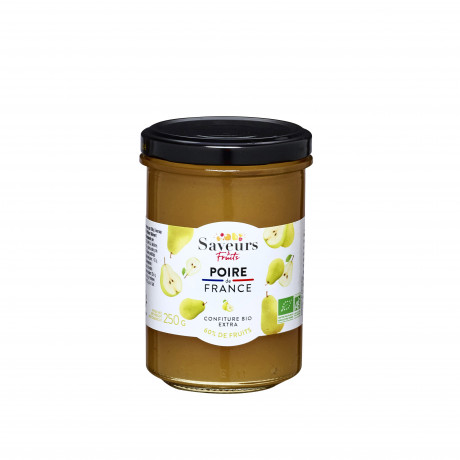 Confiture 60% fruits - Poire de France bio 250g
