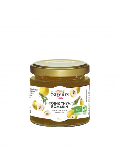 Confitures pour Fromages - Coing Thym Romarin Bio 125g