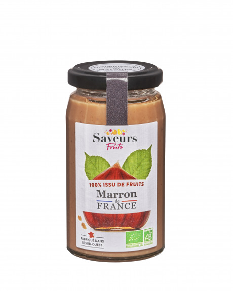 Préparation aux Fruits 100% issue de fruits - Marron de France bio 240g