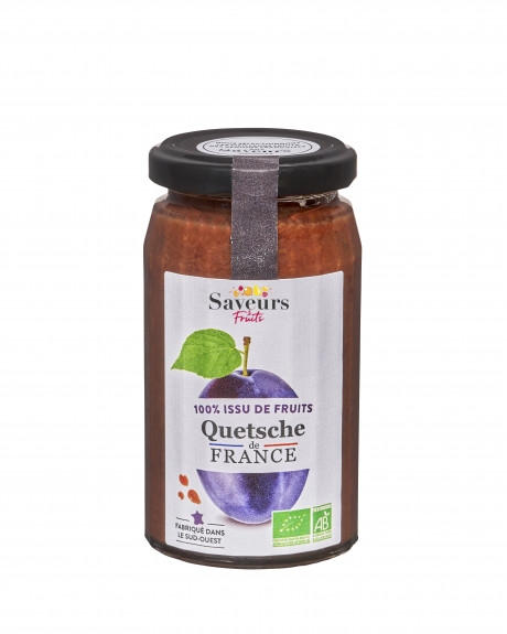 Préparation aux Fruits 100% issue de fruits - Quetsche de France bio 240g