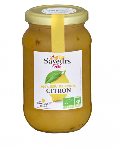 Préparation aux Fruits 100% issue de fruits - Citron Jaune bio 310g