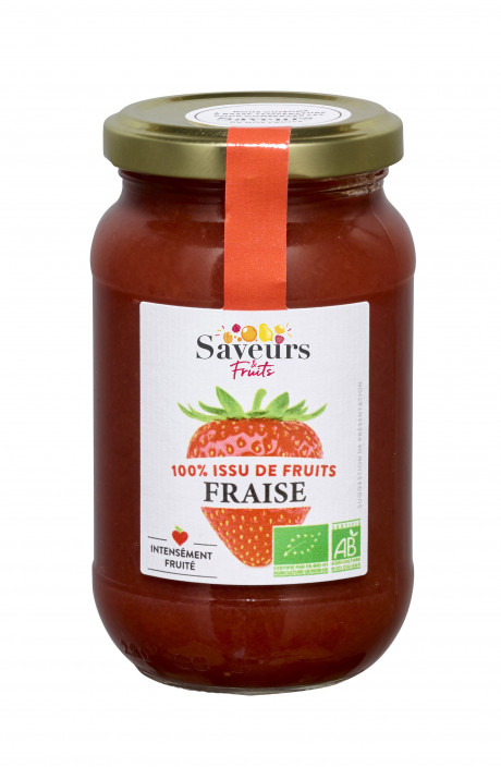 Préparation aux Fruits 100% issue de fruits - Fraise bio 310g