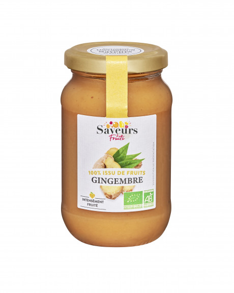 Préparation aux Fruits 100% issue de fruits - Gingembre bio 310g