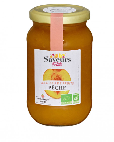 Préparation aux Fruits 100% issue de fruits - Pêche bio 310g
