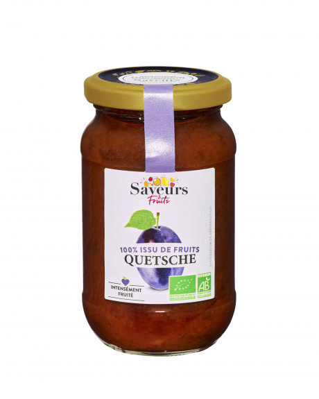 Préparation aux Fruits 100% issue de fruits - Quetsche bio 310g