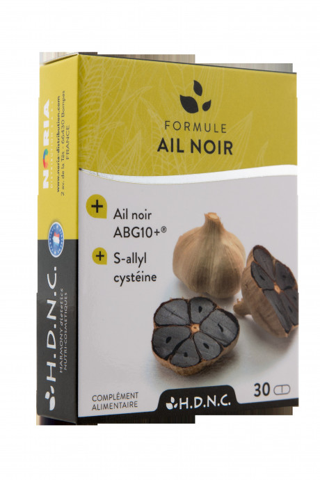 Formule Ail Noir - Extrait sec ABG10® standardisé à 0,1% de S-allyl-cysteine - 30 comprimés