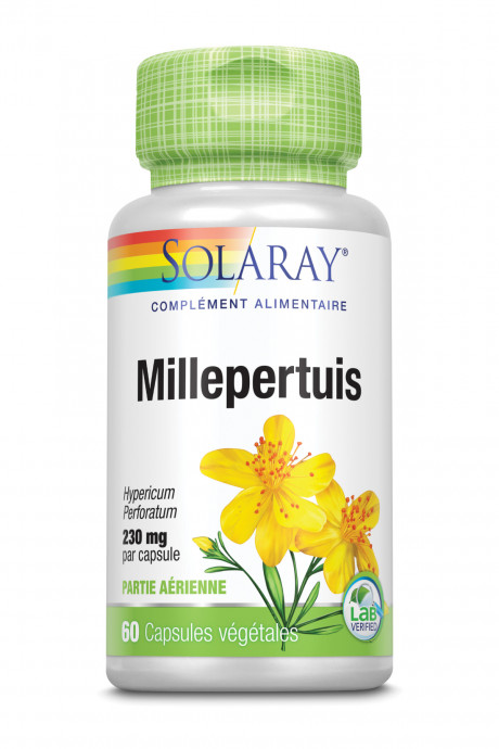Millepertuis 230 mg standardisé à 0,3% dhypericine - 60 caps. vég.