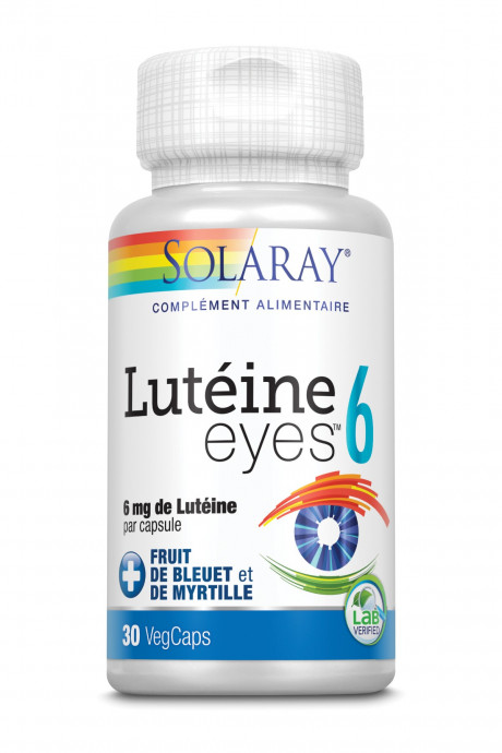Lutéine - 6 mg - 30 caps vég.