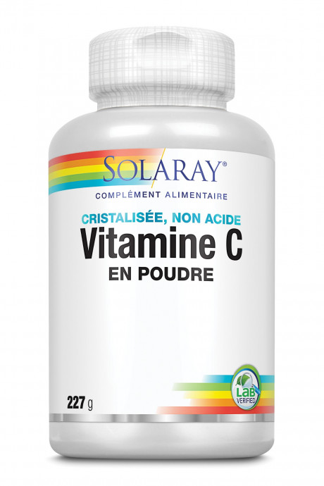 Vitamine C en poudre, non acide - 227 g