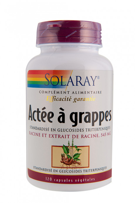 Actée à grappes - Cimicifuga Racemosa standardisé - 545 mg - 120 caps. vég.