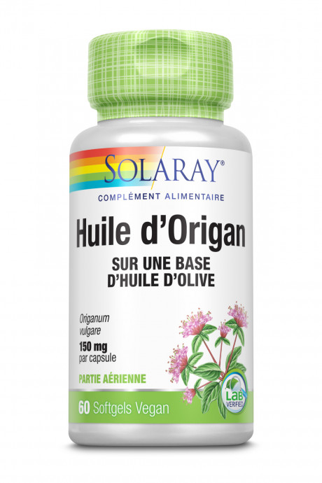 Huile d'Origan 150 mg - 60 softgels vegan