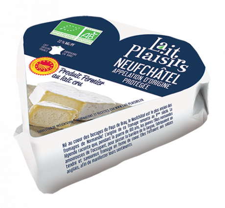 Neufchâtel AOP fermier au lait cru, 22 % MG/PF