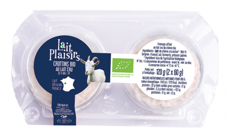 Crottins affinés, 22 % MG/PF