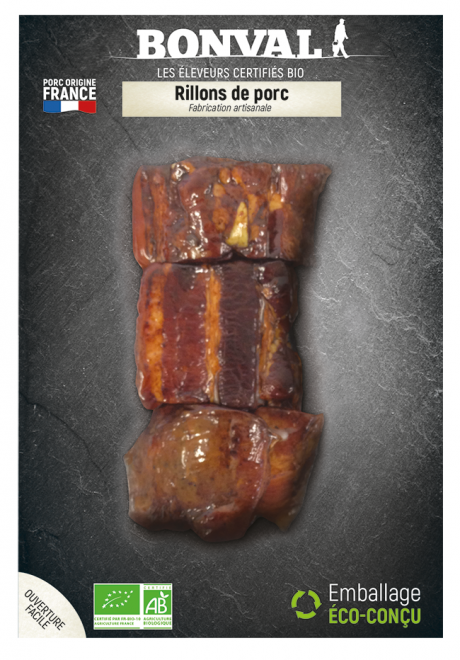 Rillons de porc x 3