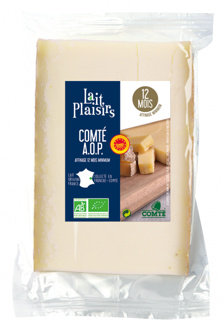 Comté AOP au lait cru, affinage 12 mois, 35 % MG/PF