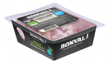 Lardons fumés, sans sel nitrité