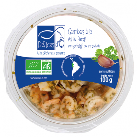 Gambas ail et persil