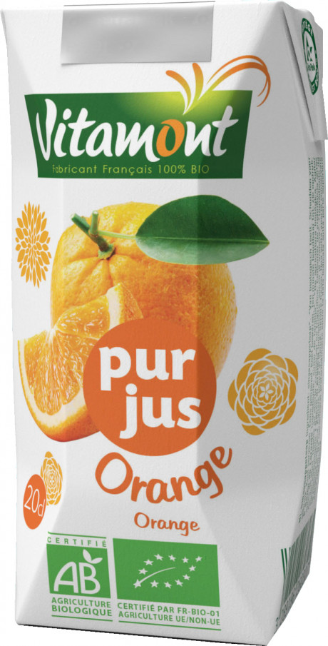 Pur jus d'orange bio 20cl