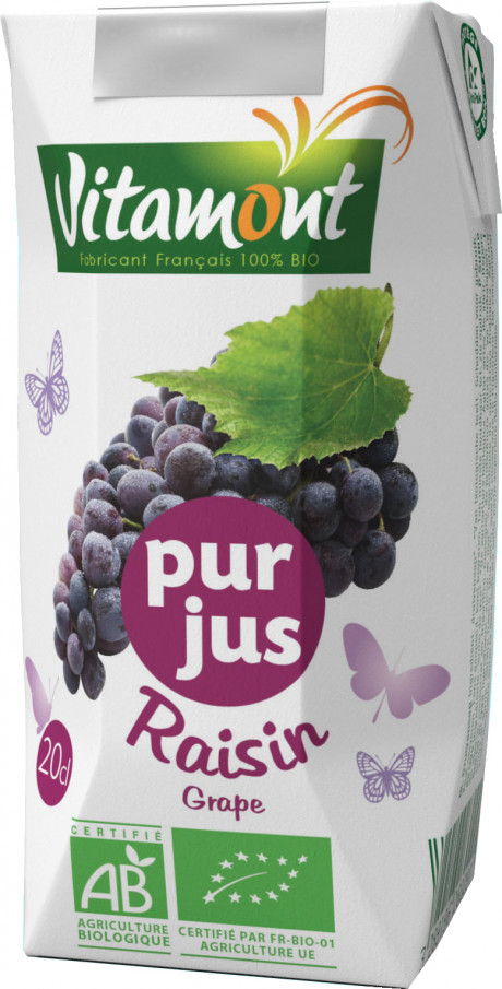 Pur jus de raisin bio 20cl