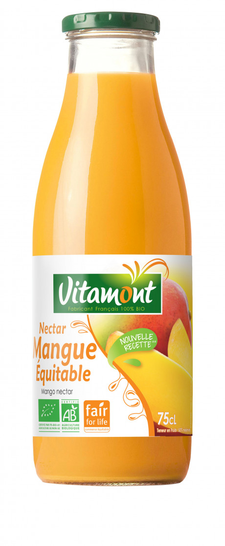 Nectar de mangue du Mali équitable bio 75cl