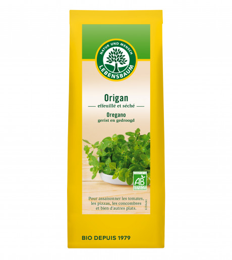 Origan, effeuillé et séché