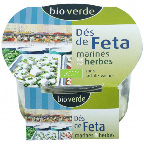 Dés de Feta marinés aux herbes fraiches 125 g FR