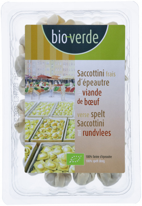 Saccottini frais d'épeautre à la viande de buf 250 g