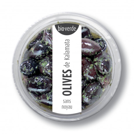 Olives noires Kalamata sans noyau 80 g
