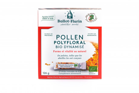Pollen polyfloral dynamisé en sticks