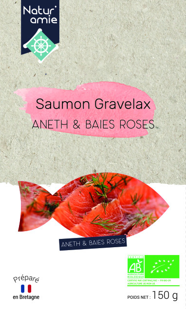 16725 -SAUMON GRAVELAX A L'ANETH ET BAIES ROSES  (150G) NATUR' AMIE.JPG