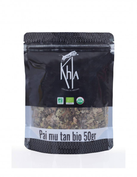 Organic white tea from China - Pai Mu Tan - 50g