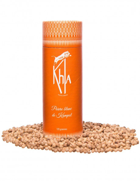 Poivre blanc de Kampot IGP - Premium - en grains - 120g