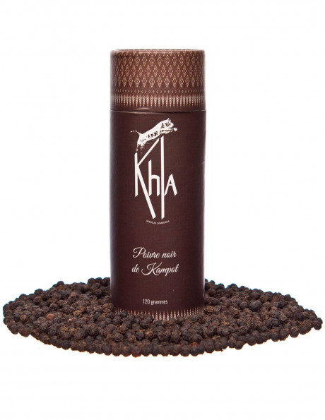 Poivre noir de Kampot IGP - Premium - en grains - 120g