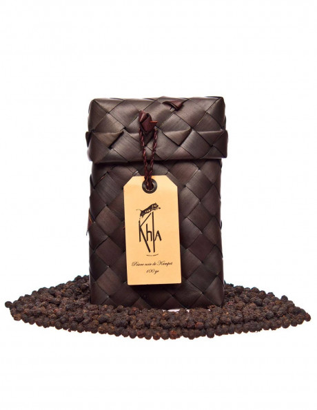 Poivre noir de Kampot IGP - Premium - en grains - Palme 50g