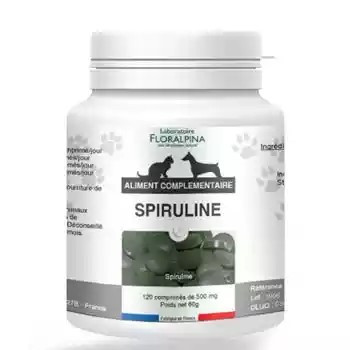 Spiruline 120 comprimés pour Chien et Chat