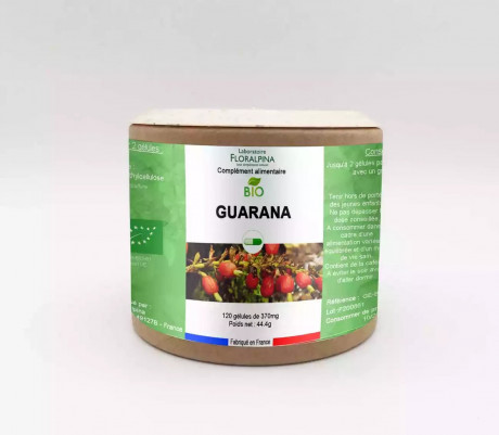 Guarana BIO 120 gélules 