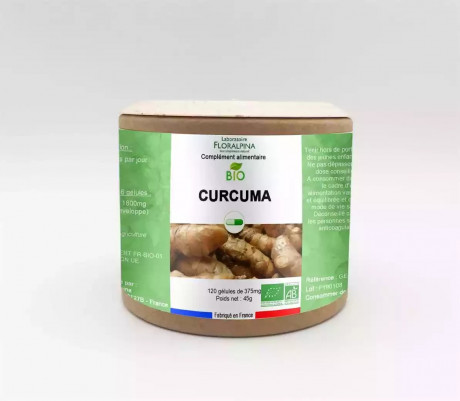 Curcuma bio 120 gélules 