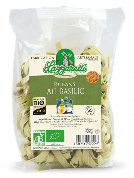 Ruban Basilic et Ail 250g