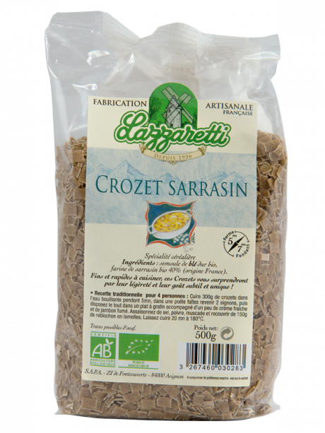 Crozet au Sarrasin 40% 500g France