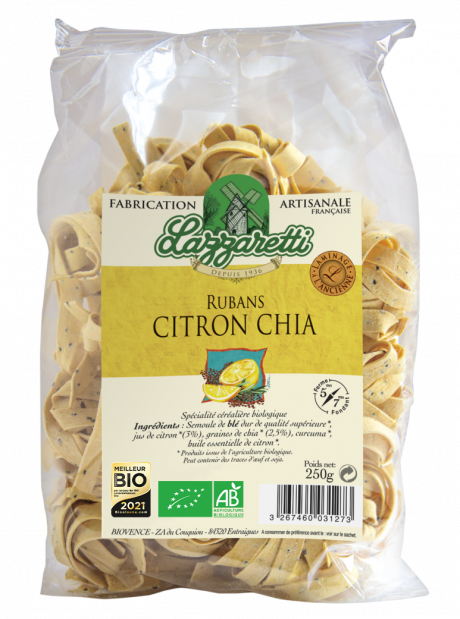 Ruban Citron Chia 250g France                "Elu Meilleur Produit Bio 2021"